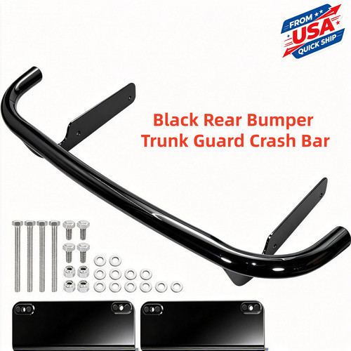 New black rear bumper - rear,
